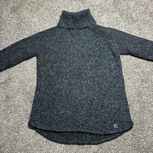 Michael Kors sweater turtleneck size small dark gray